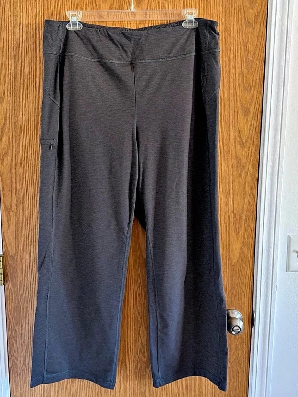 Duluth Trading Noga Pant Women's XL 31" Inseam Classic Boot Cut Athleisure Gray